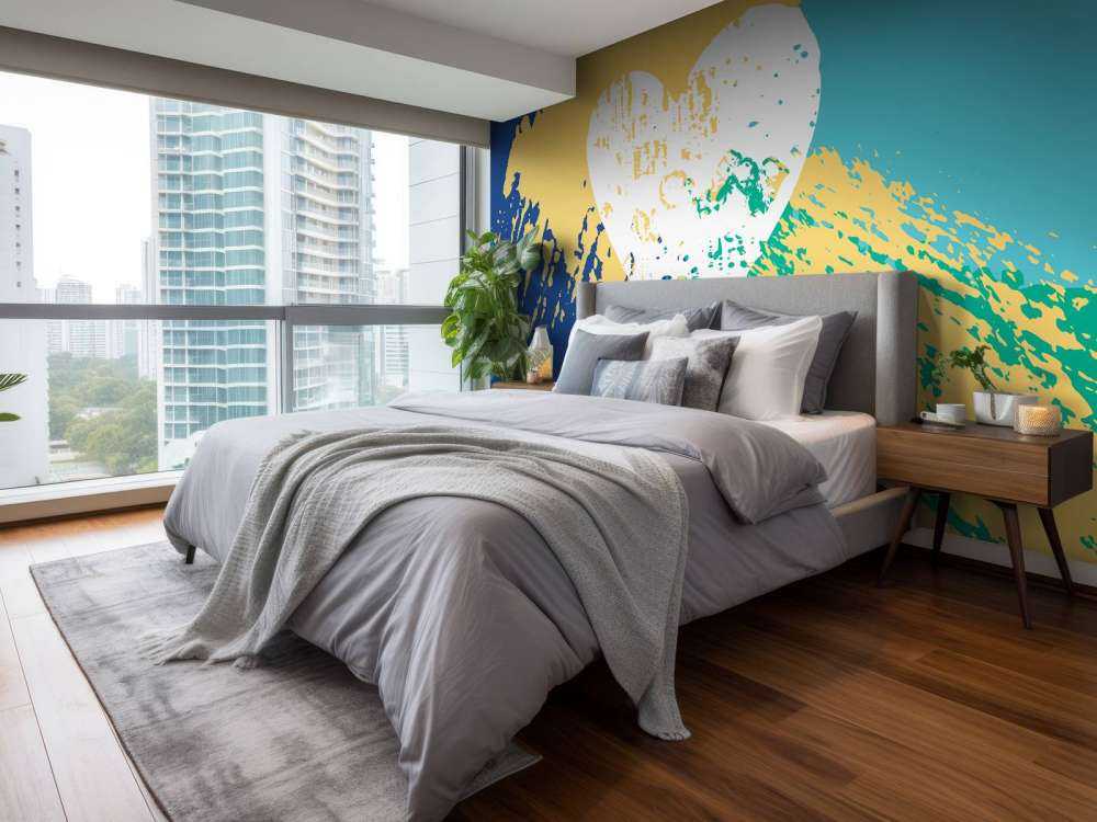 Abstrakta ytor i färg