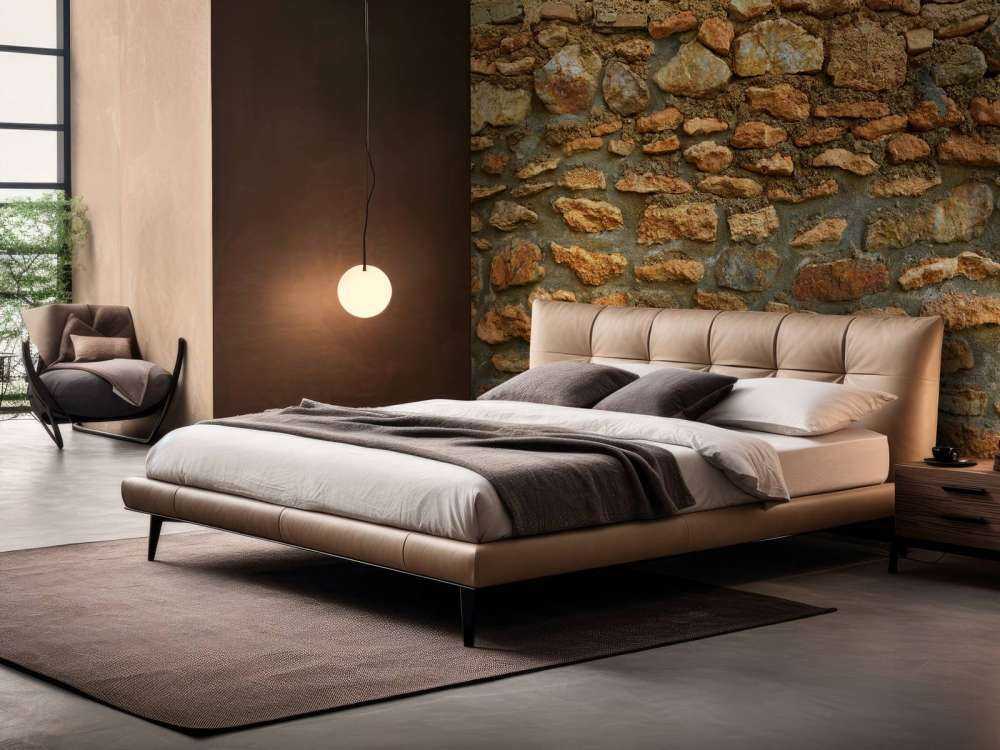 Vägg med grova stenar