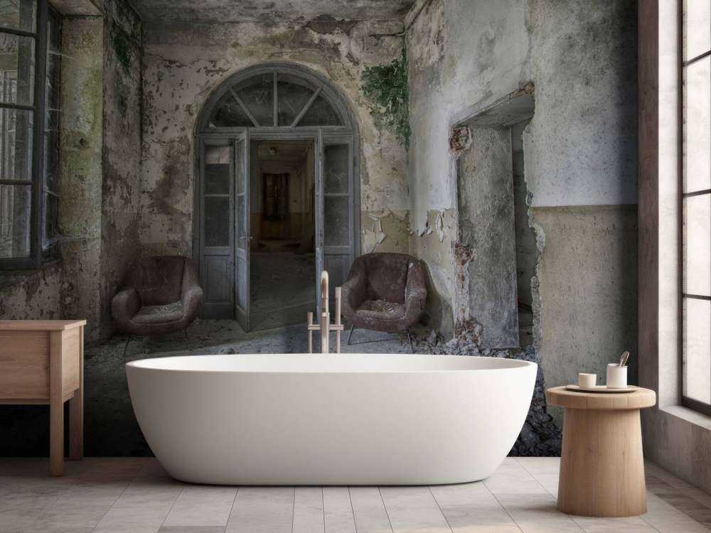 Gang i et forladt hus