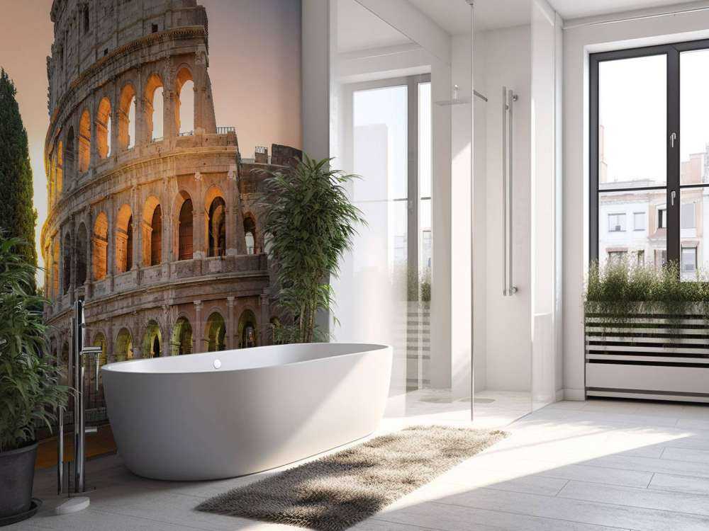 Colosseum ved solopgang