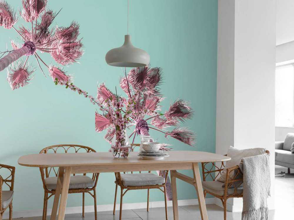 Palmetræer om sommeren