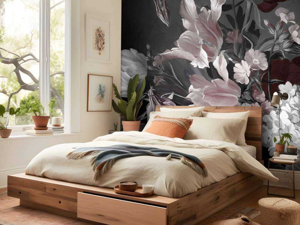 Bukket med røde tulipaner