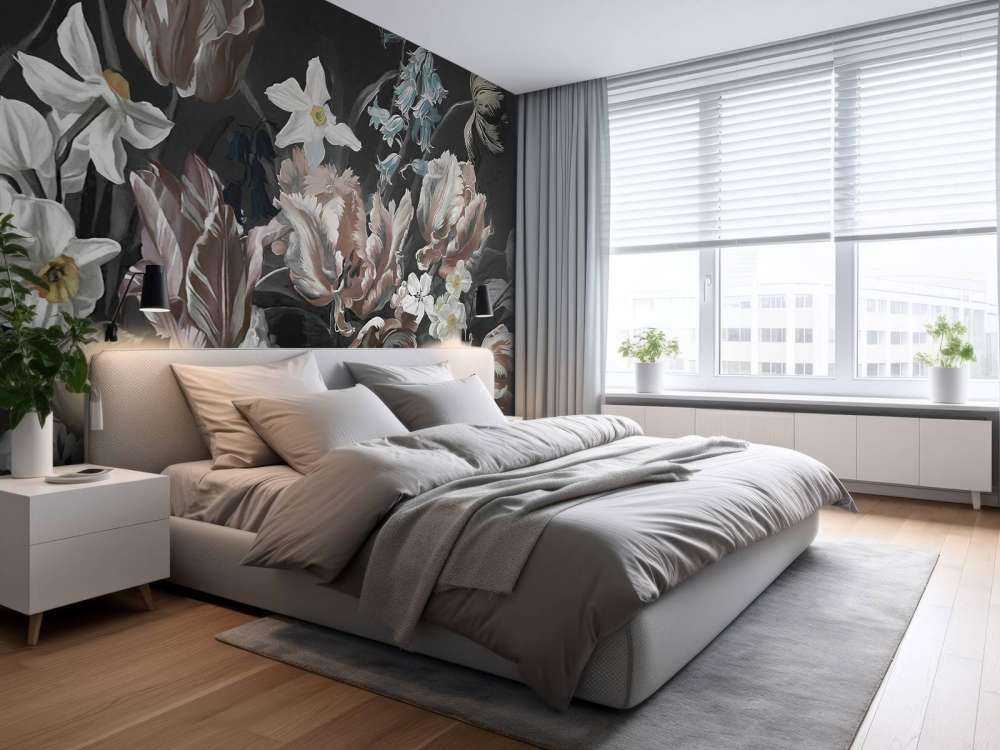 Bouquet med pioner Orange