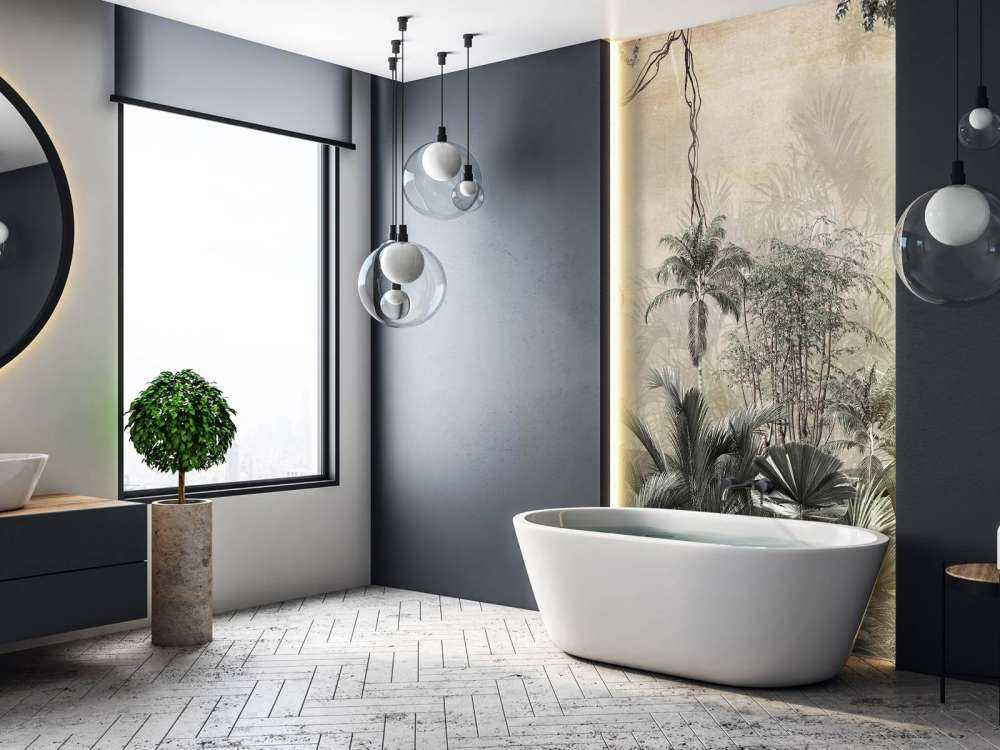 Tropisk skov i tåge