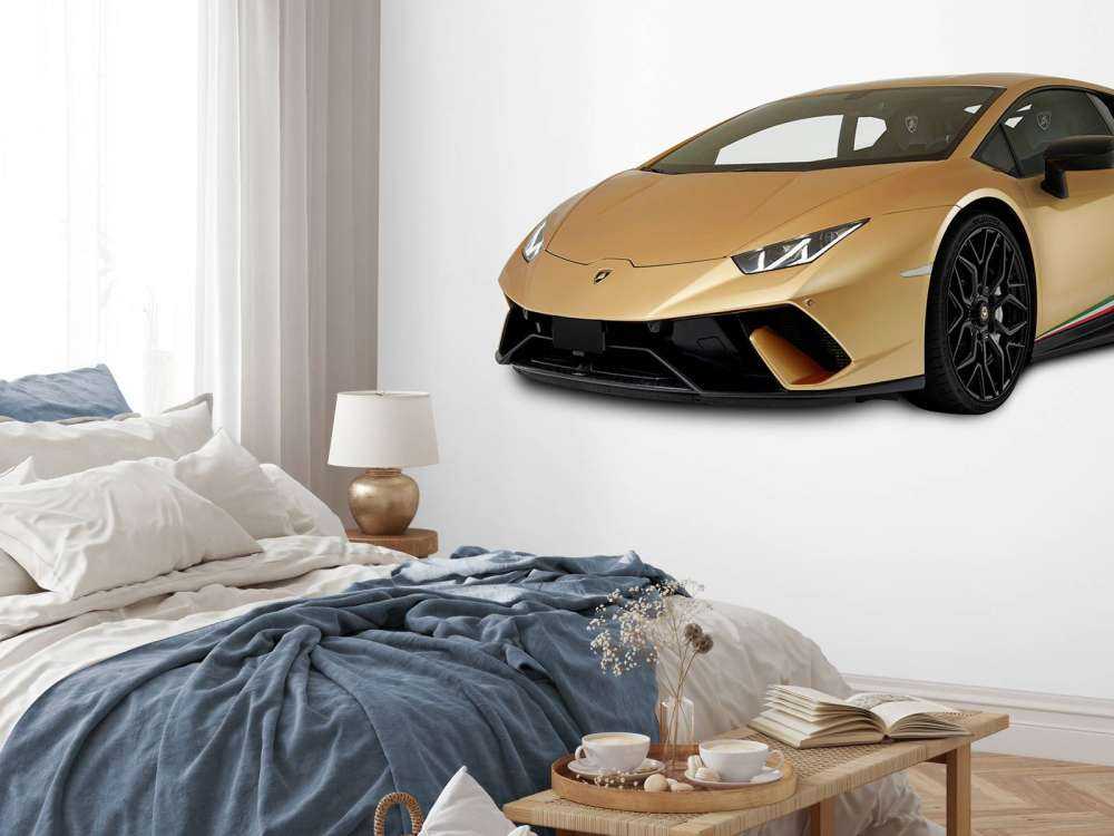 Lamborghini Huracan - Højre front, hvid