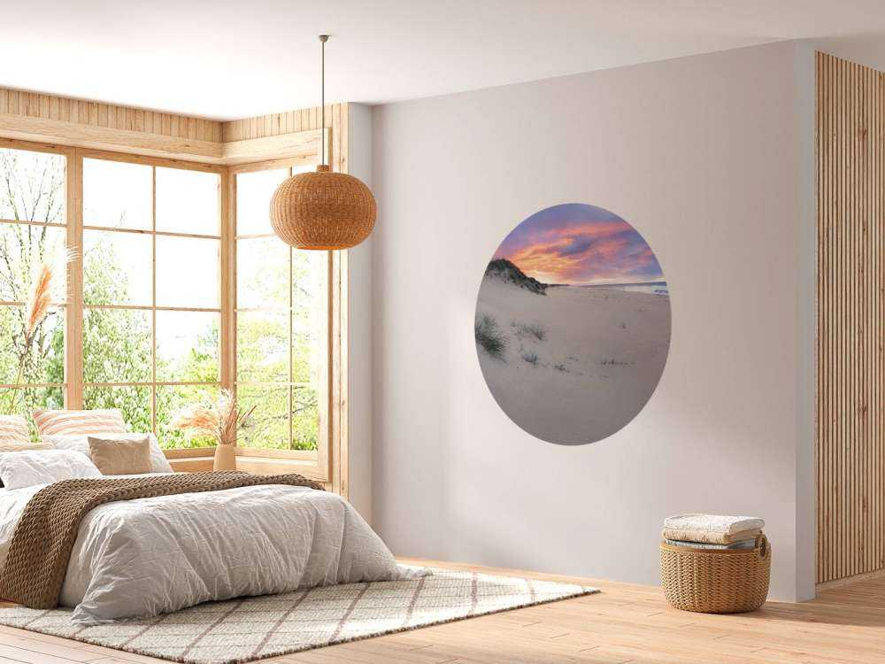 Solopgang over sandklitter