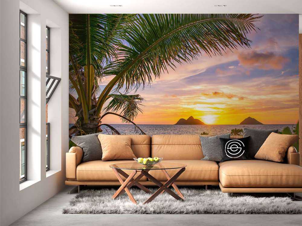 Solopgang på Lanikai Beach