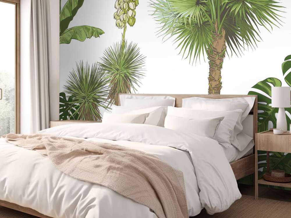 Grønne tropiske planter