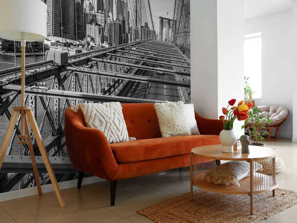 En taxa over Brooklyn Bridge