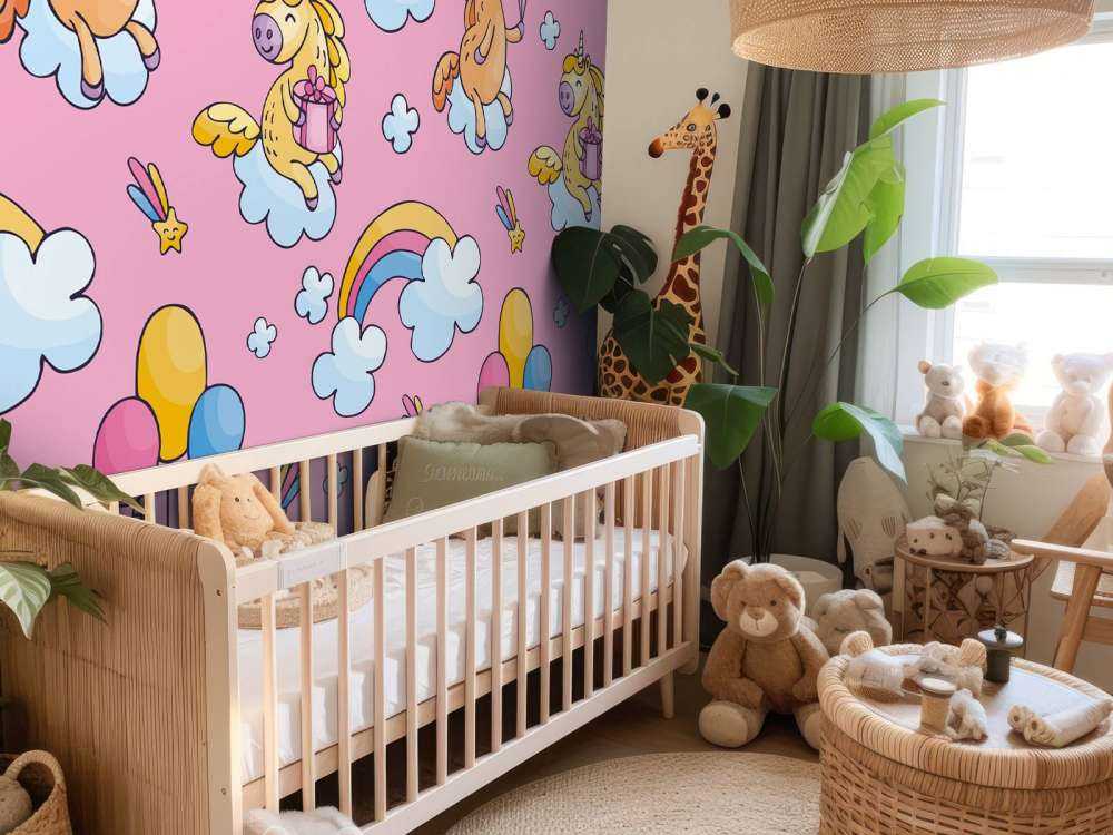 Enhjørninger med balloner