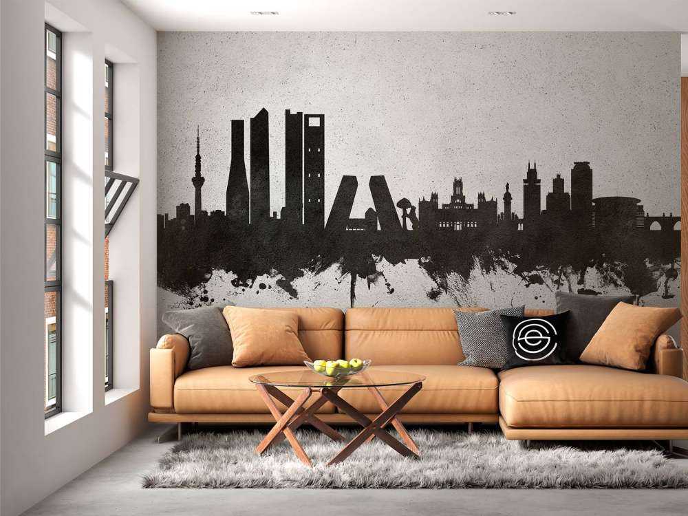 Akvarel skyline, Madrid