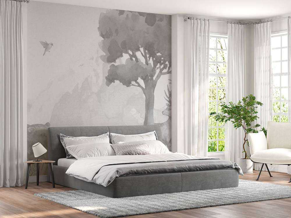 Skovens dyr i sort og hvidt