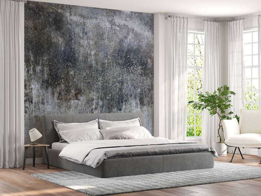 Gammel forvitret væg