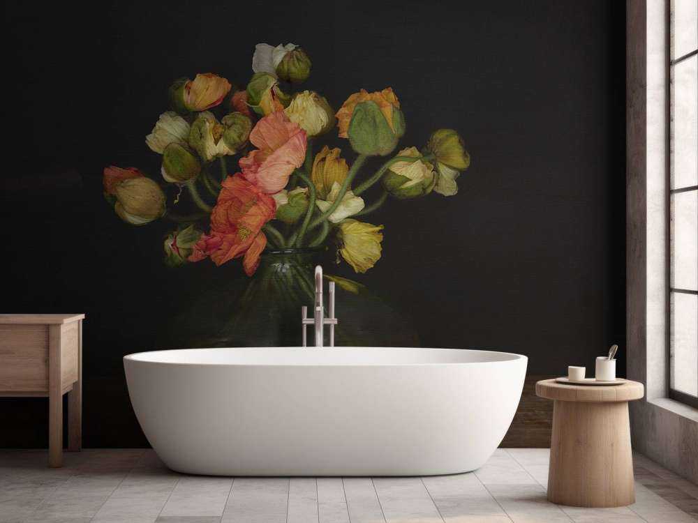 Malerisk blomsterbuket