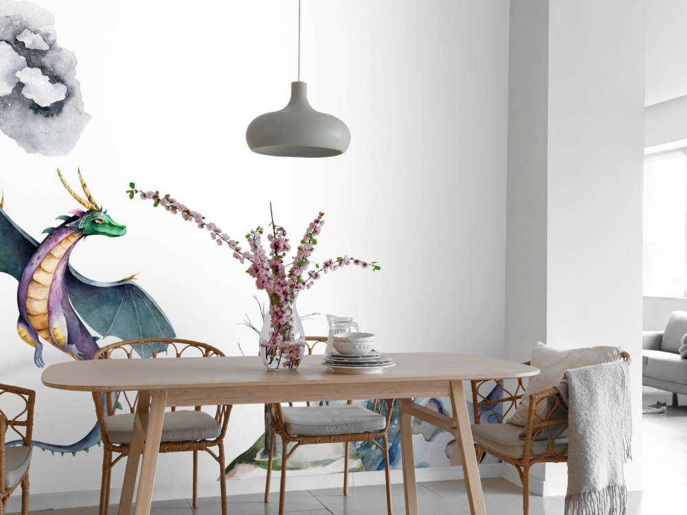 Akvarel drage i akvarel