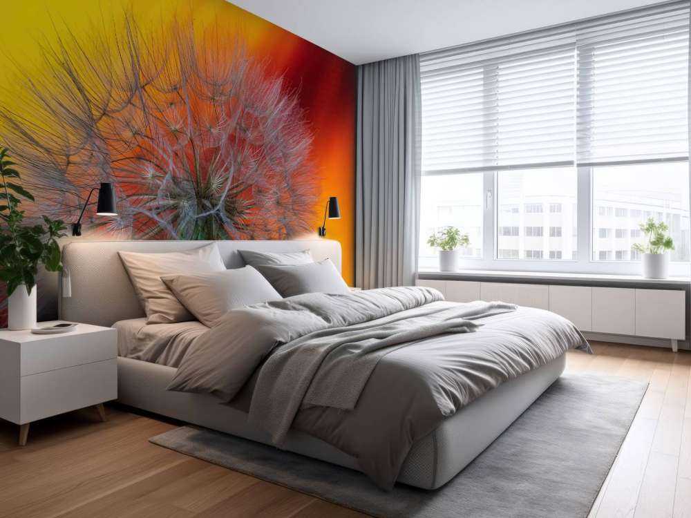 Nærbillede af mælkebøtte