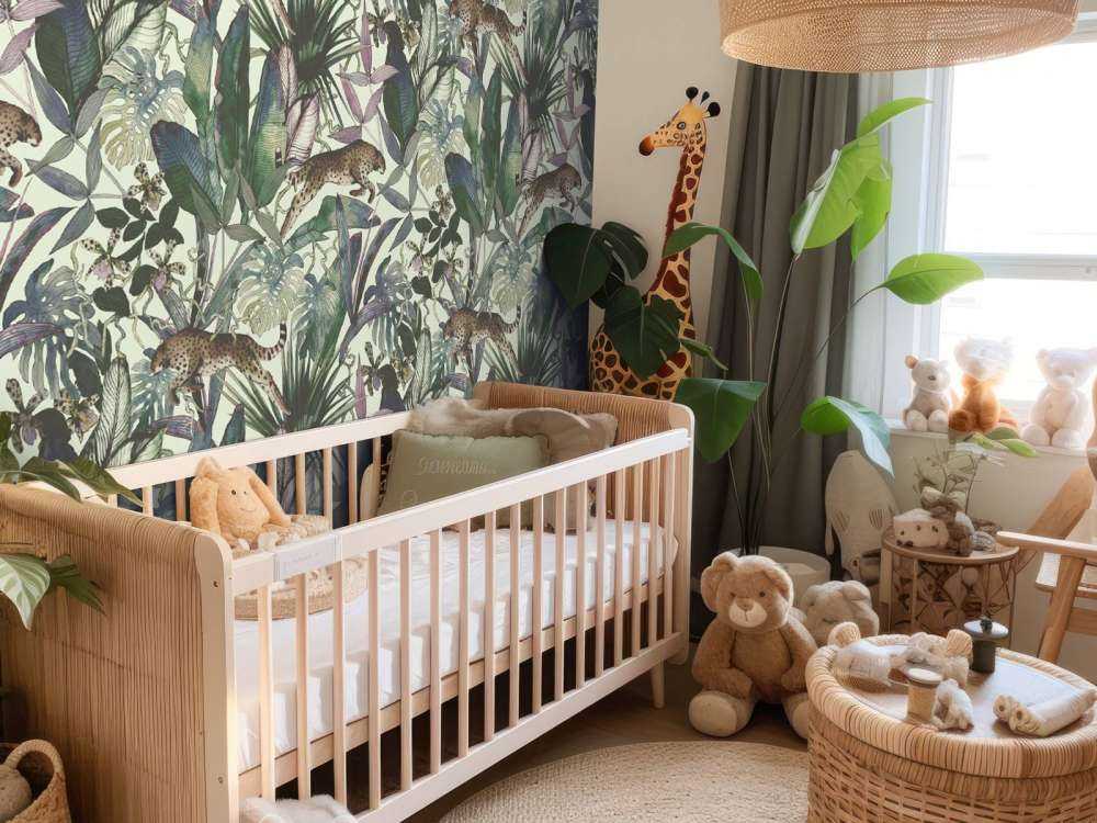 Cheetah mellem de tropiske blade