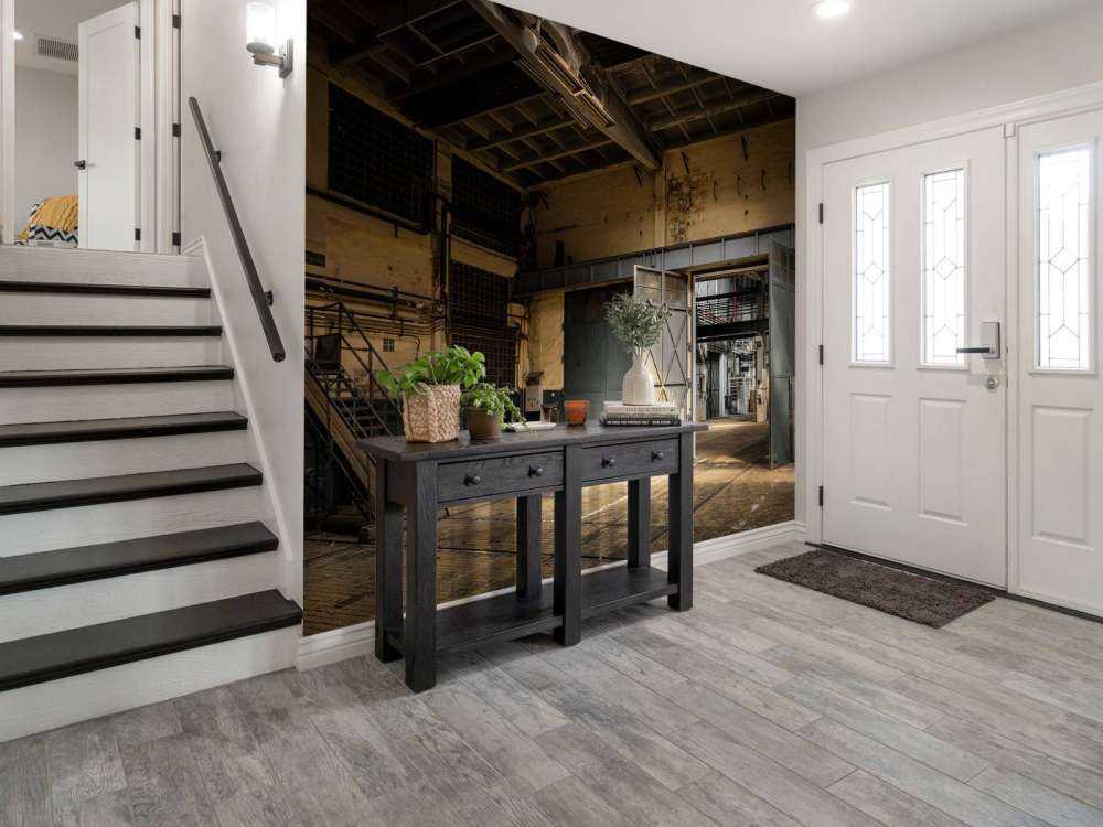 Forlatt gammel fabrikk