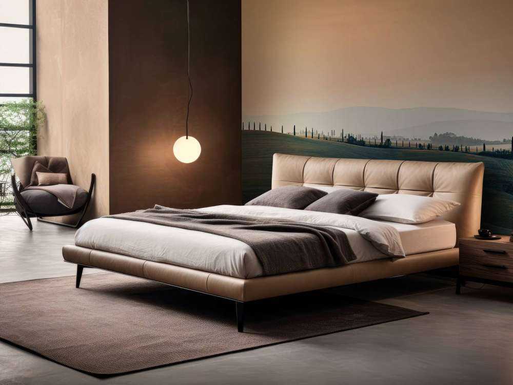 Oransje glød over italiensk landskap