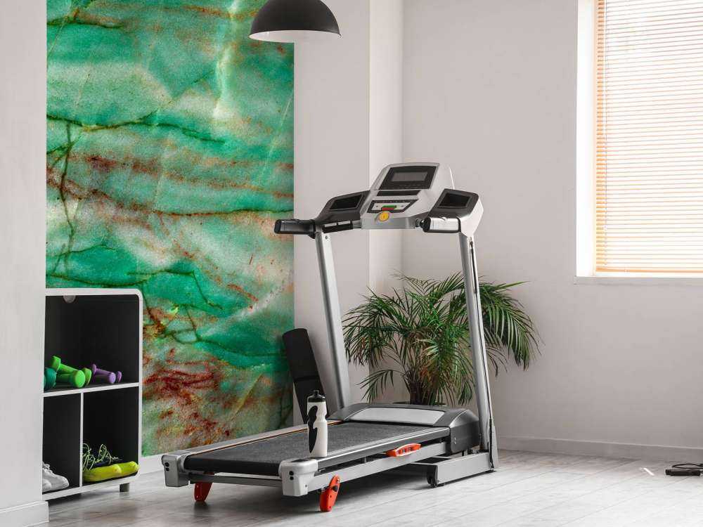 Grønn stripet marmor