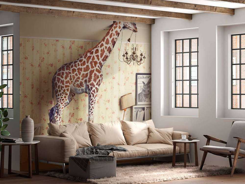 Giraffe i stuen