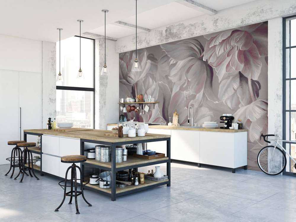 Store tulipaner grå