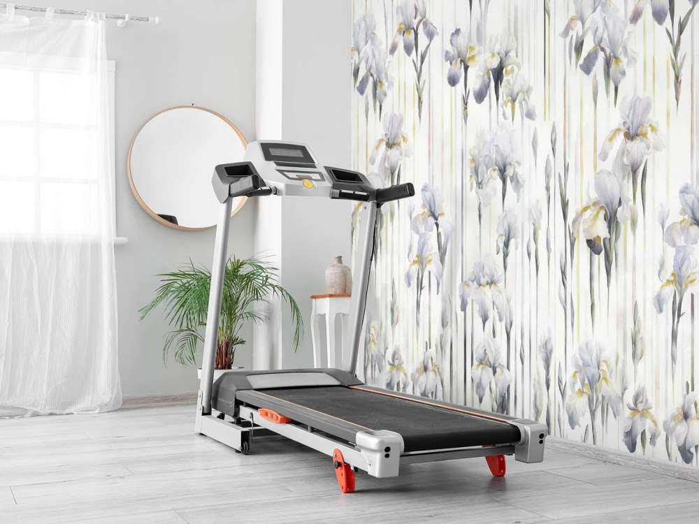 Iris og striper sømløs grå