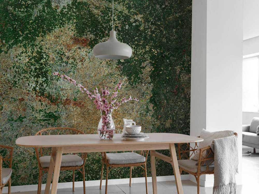 Groen metalen structuur