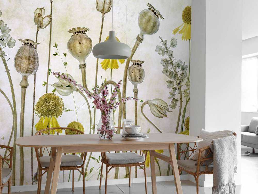 Poppies and Helenium