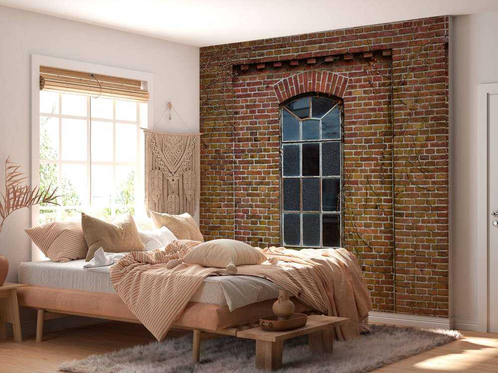 Vindu i gammel bygning