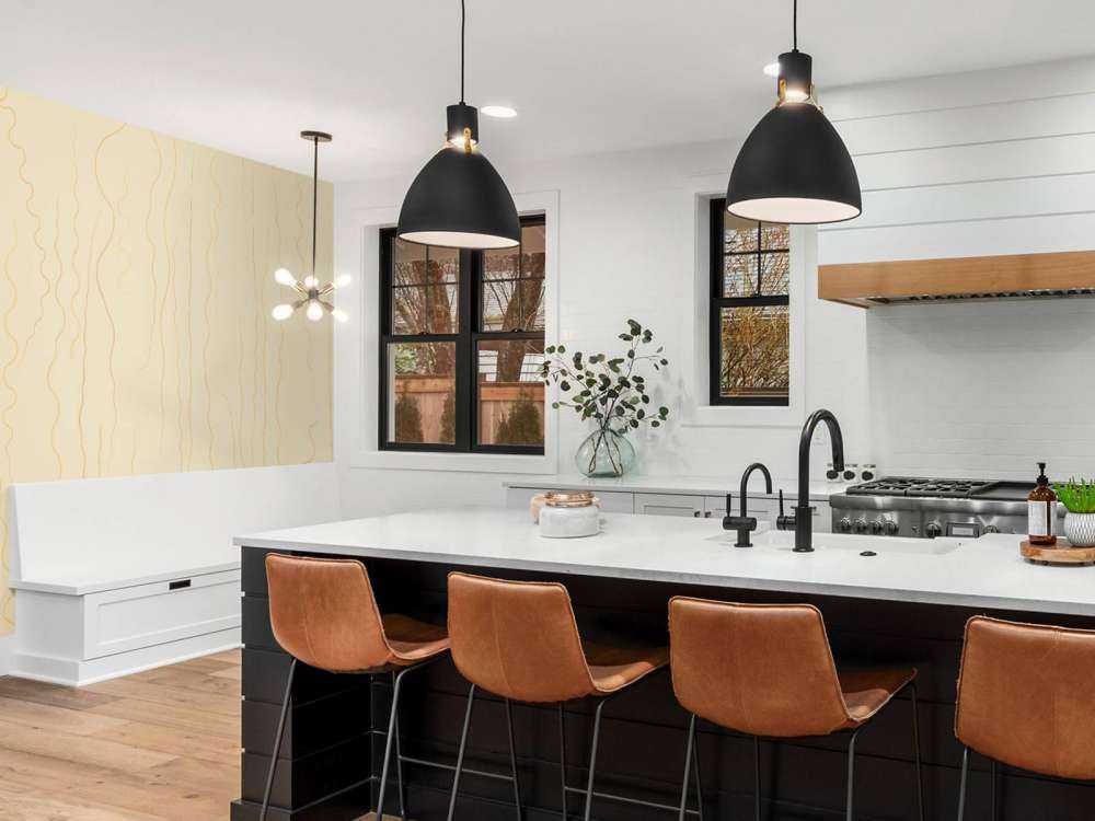 Organiske linjer gress beige II