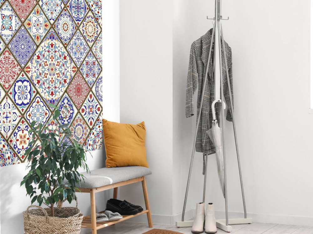 Fargerikt lappeteppe