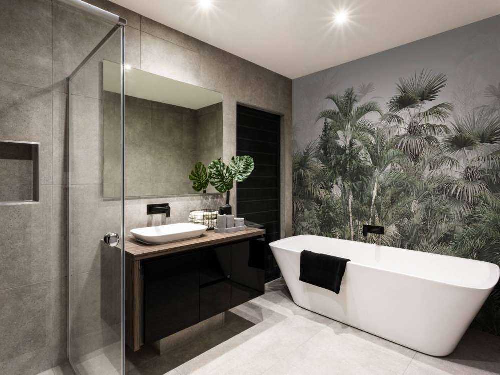 Hviskende Grønt Tåkeskog