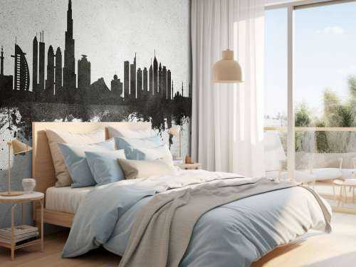 Akvarell silhuett, Dubai