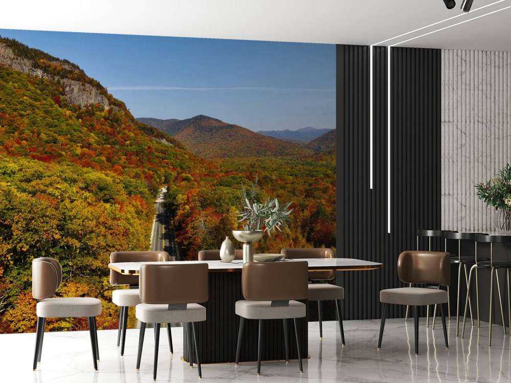 Veien gjennom høstlandskapet