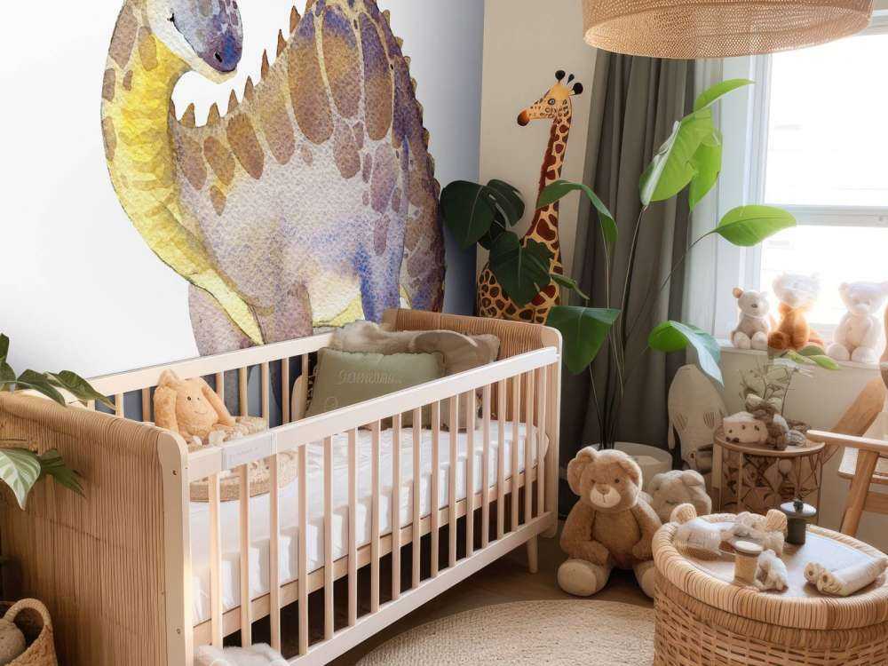 Dinosaur fra akvarell