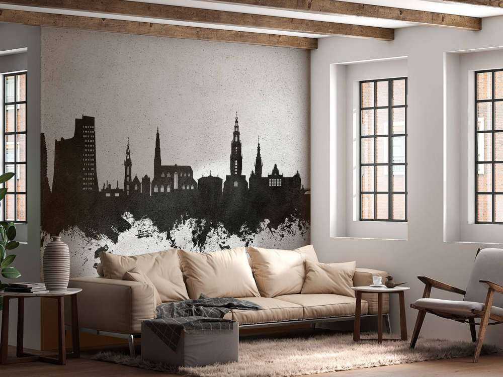 Akvarell silhuett, Groningen