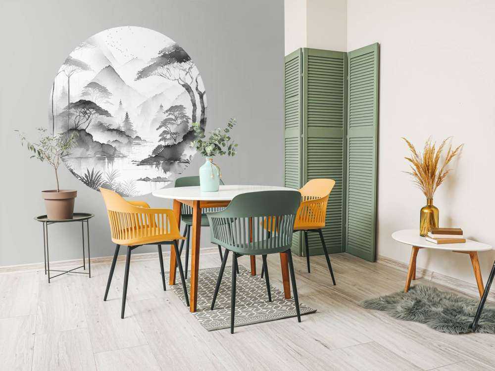 Fjellsjø i Tåkete Blekk