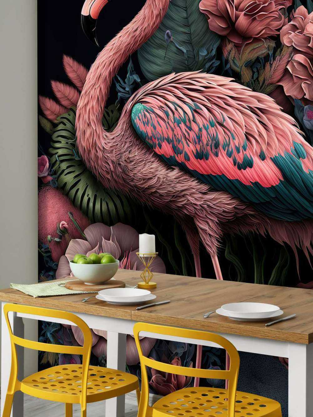 Flamingo Blomsterprakt Natt