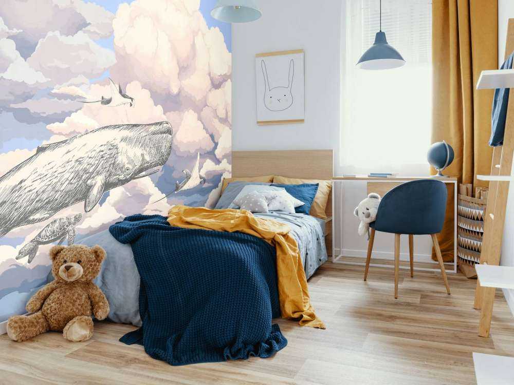 Hval med vennene hans