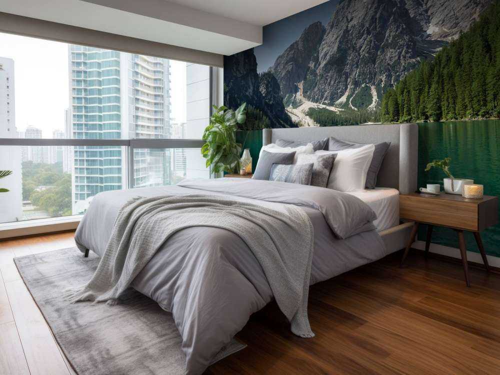 Lago di Braies fra en båt