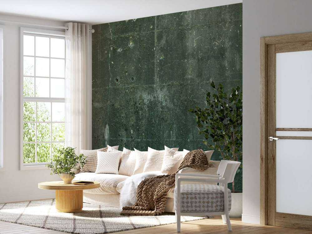 Grønt betongutseende