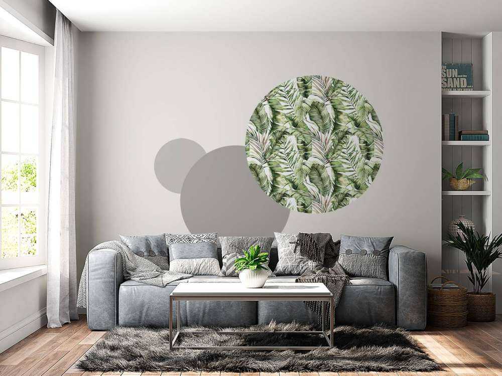 Grønt palmebladmønster