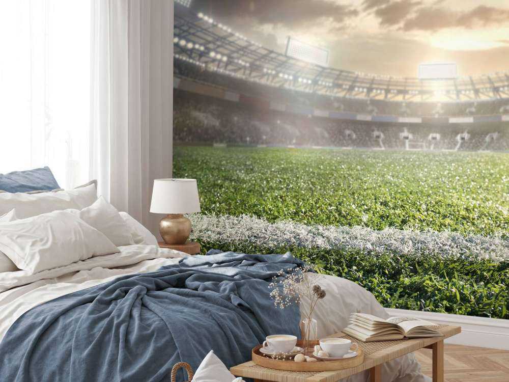 Stadion med kunstgress