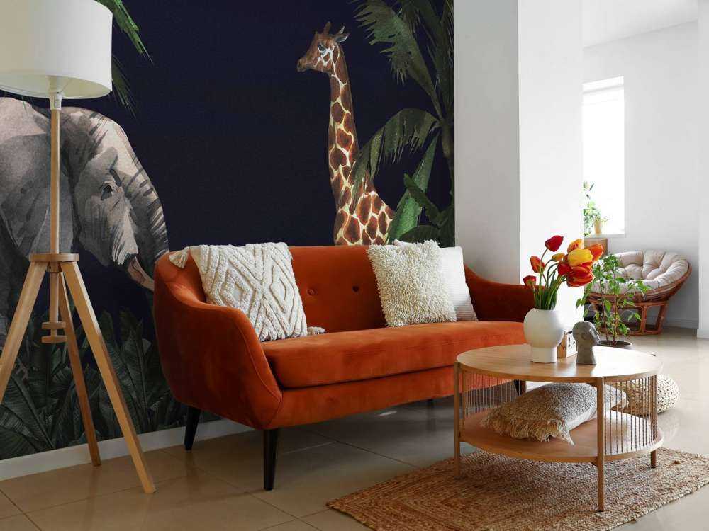 Jungeldyrr om natten