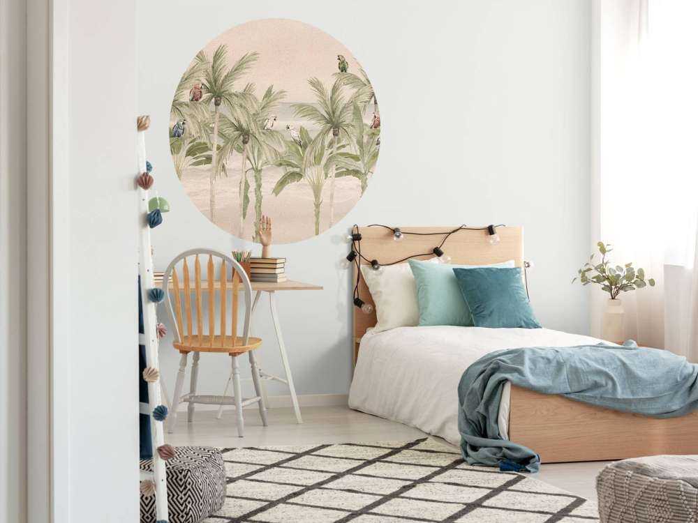 Papegøyer på stranden