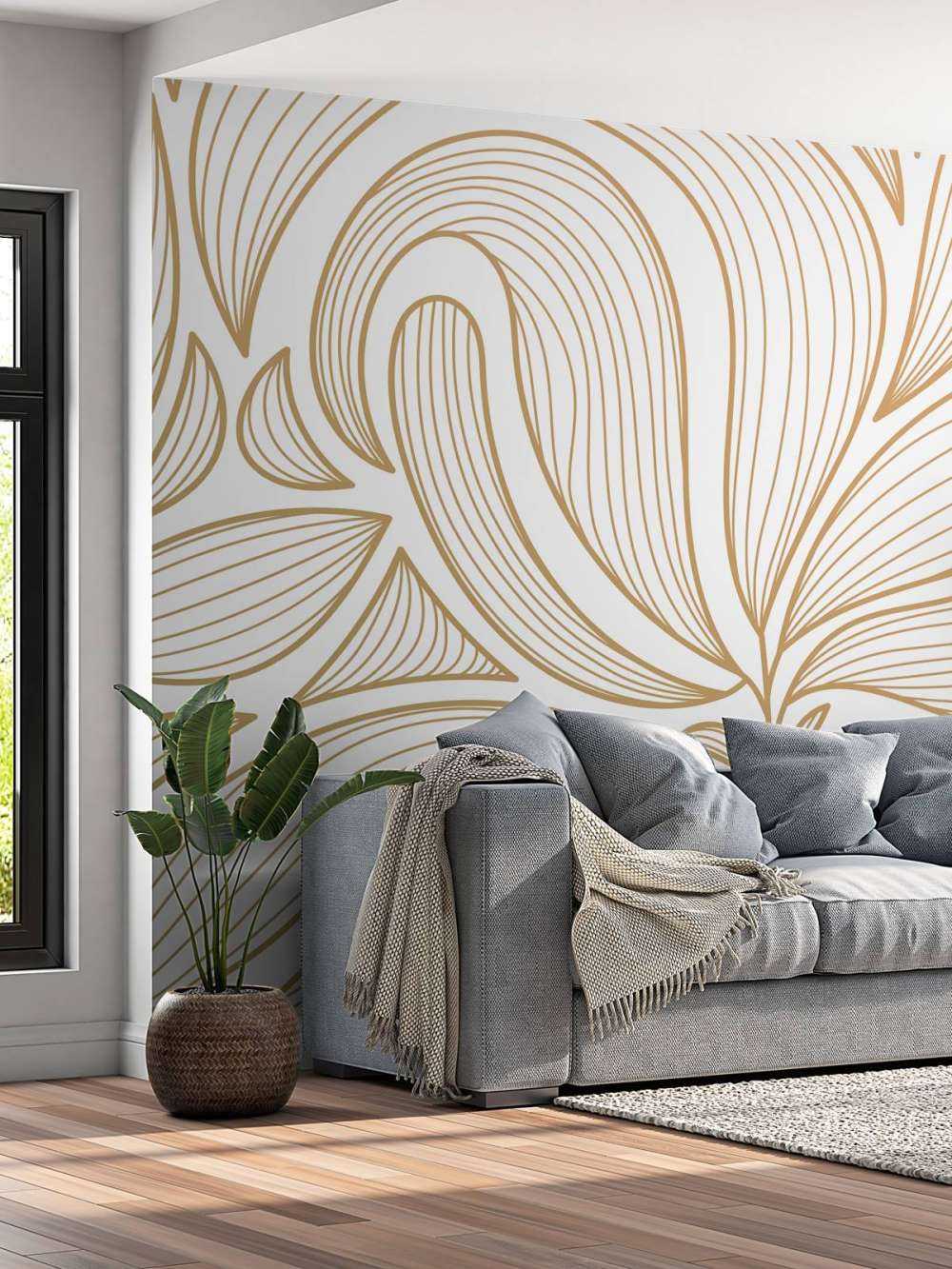 Art deco blomster