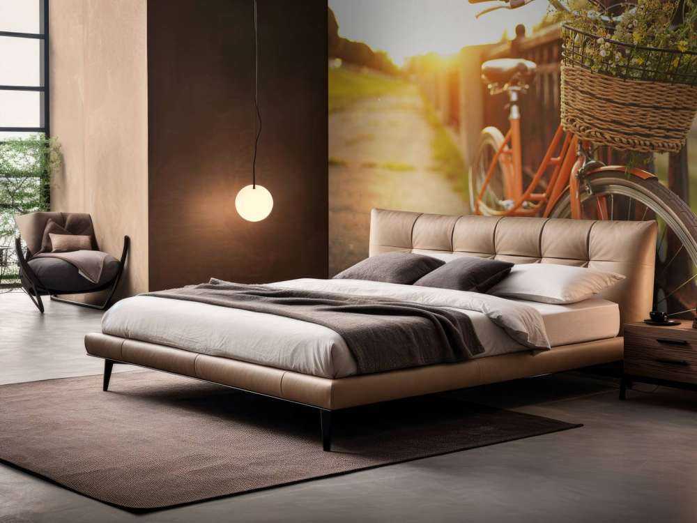 Rød sykkel med kurv