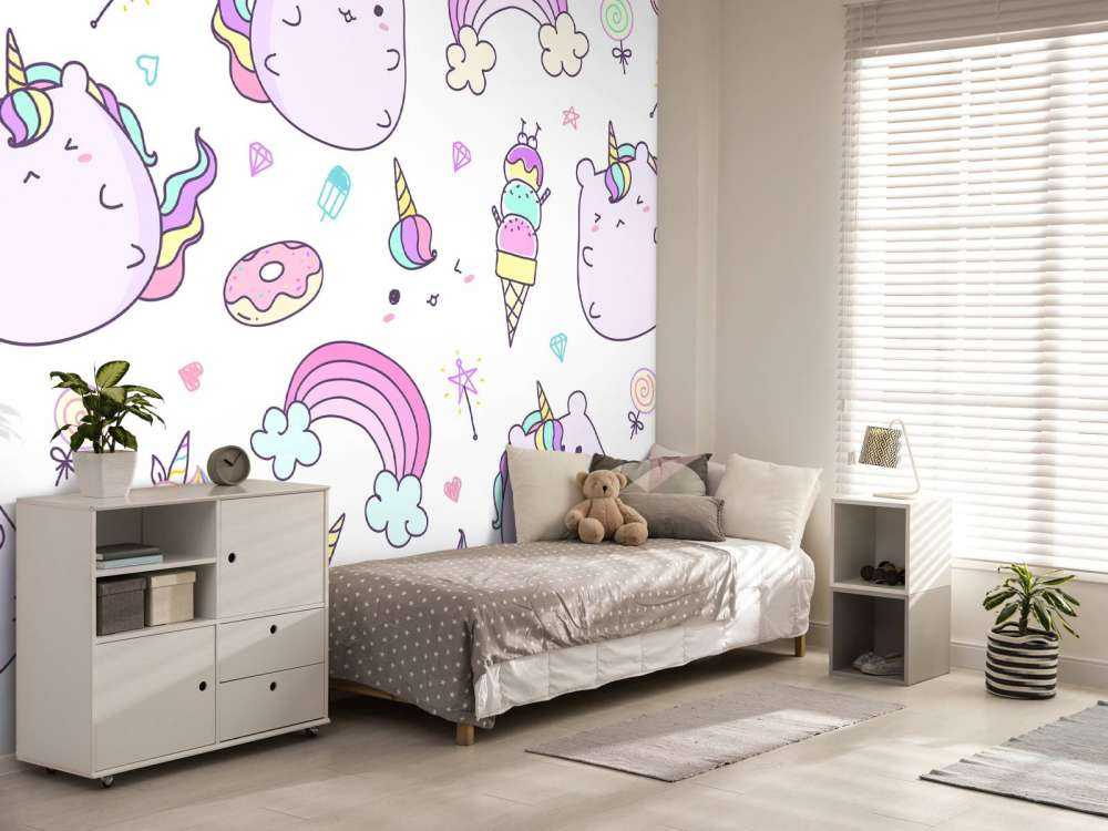 Enhjørninger med iskrem