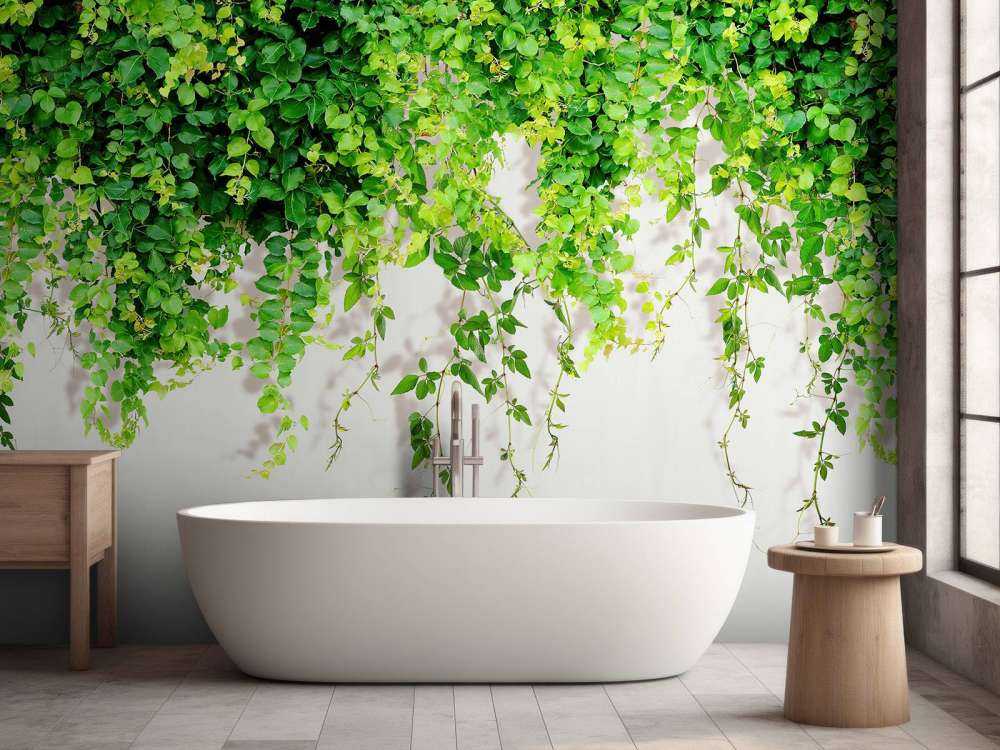 Grønne hengende grener